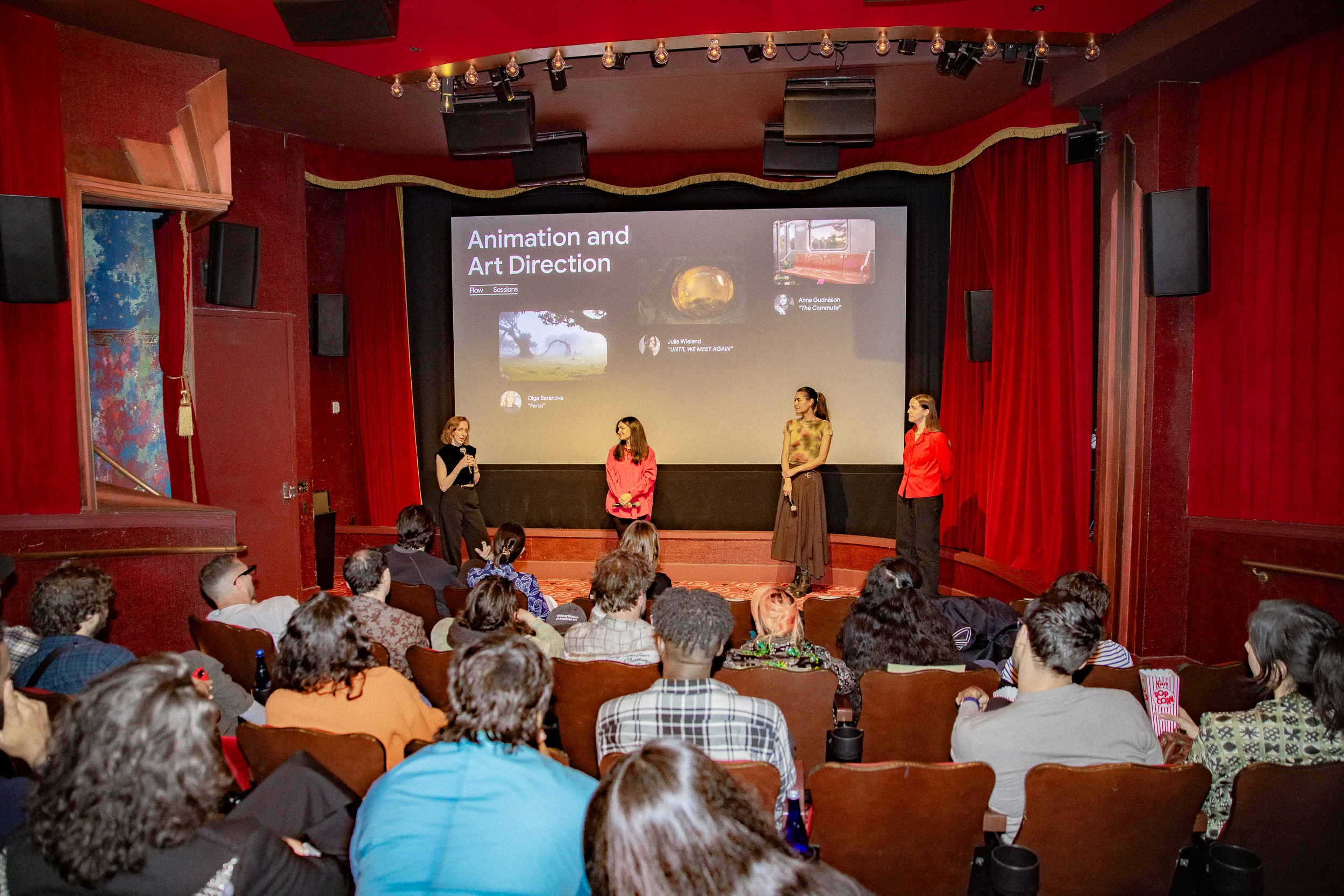 Google Flow Sessions — panel at the Roxy Theater